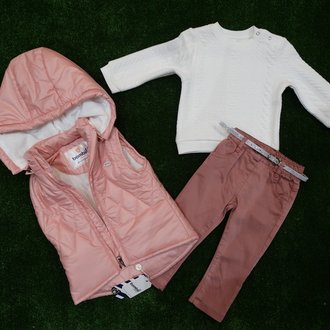 Комплект елече, блуза и панталон